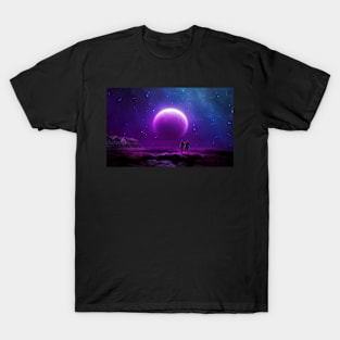 Couple in space T-Shirt